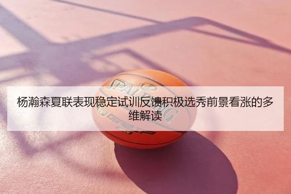杨瀚森夏联表现稳定试训反馈积极选秀前景看涨的多维解读