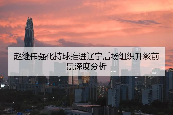 赵继伟强化持球推进辽宁后场组织升级前景深度分析